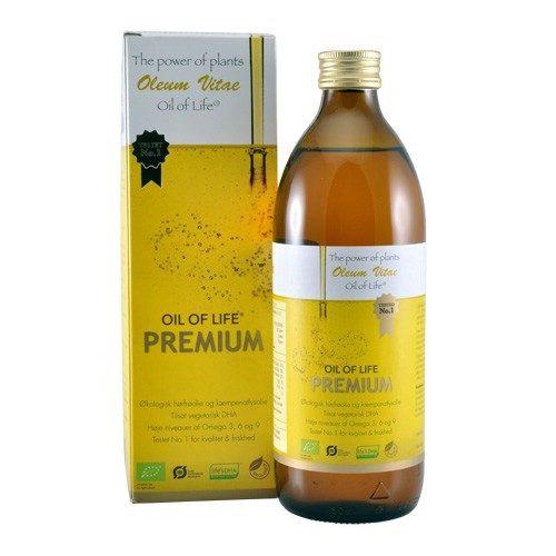 Oil Of Life Premium Økologisk 500 Ml - Omega 3-6-9 Kilde