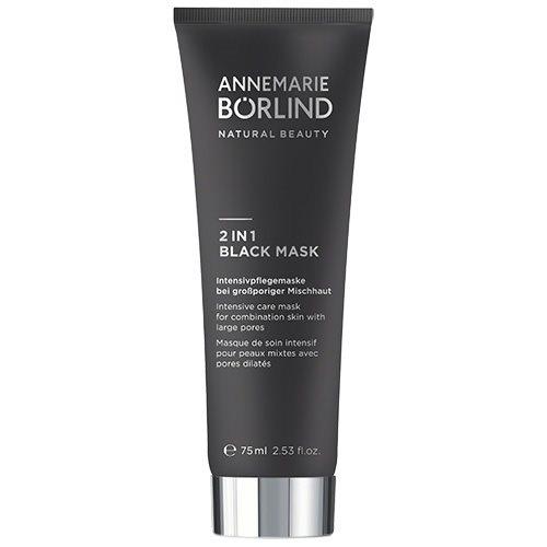 Annemarie Börlind 2 i 1 Sort Maske - Pleje til Ansigtet