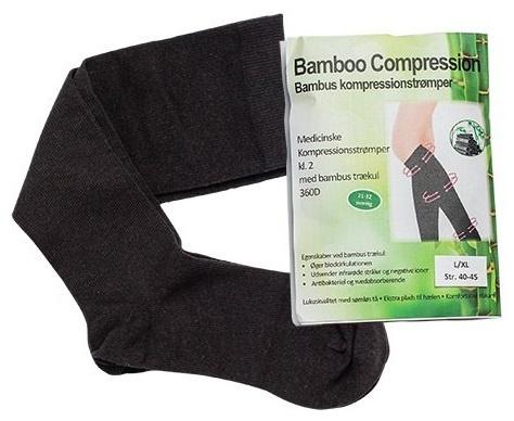 Bamboo Pro Bambus Kompressionsstrømper - Støtte til Sport