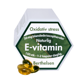 Naturlig E Vitamin Berthelsen - 150 Kapsler til Sundhed