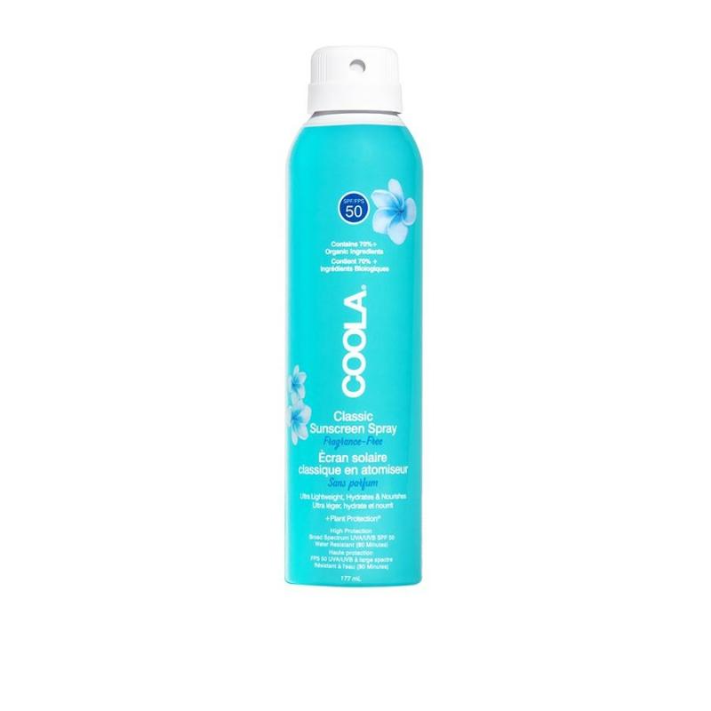 Coola Classic Solspray Uden Duft SPF 50 - 177 ml