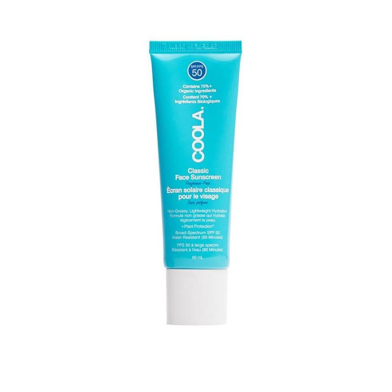 Coola Klassisk Ansigt Lotion Uden Duft SPF 50, 50 ml