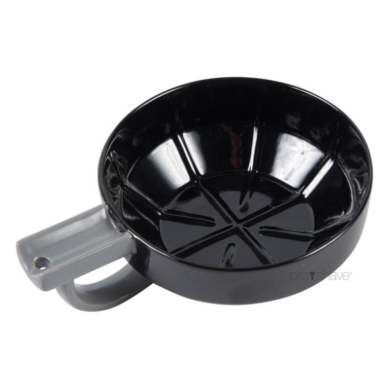 Fine Accoutrements Sæbeskål i Sort og Grå - Barberingstilbehør