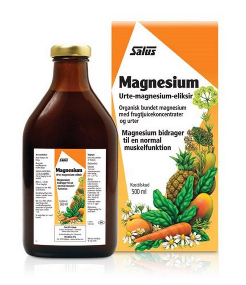 Salus Magnesium Elixir 500ml - Naturlig Urteblanding