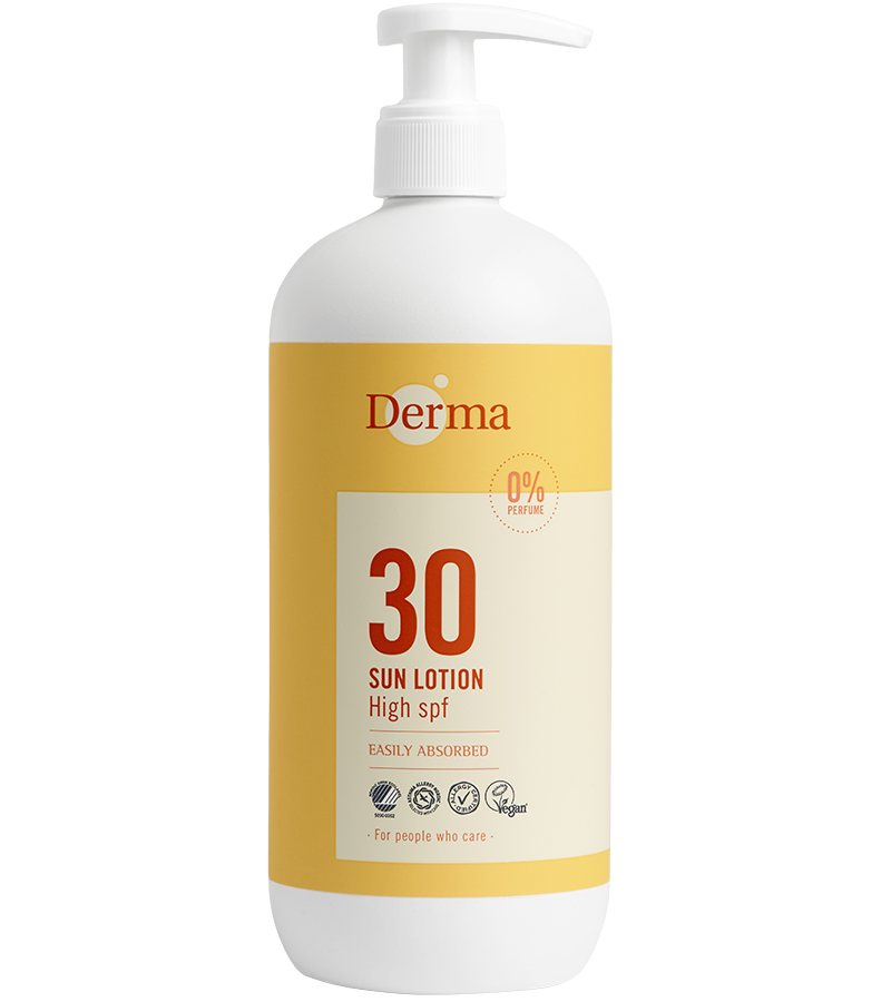 Derma Sollotion SPF30 500 ml - Vandfast solcreme!