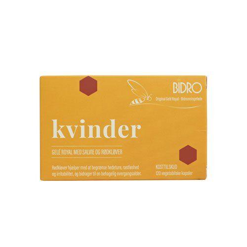 Bidro Til Kvinder - 120 Kapsler til Sundhed og Velvære