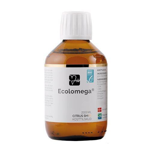 Ecolomega Fiskeolie 200ml - Kvalitets Omega-3 kosttilskud