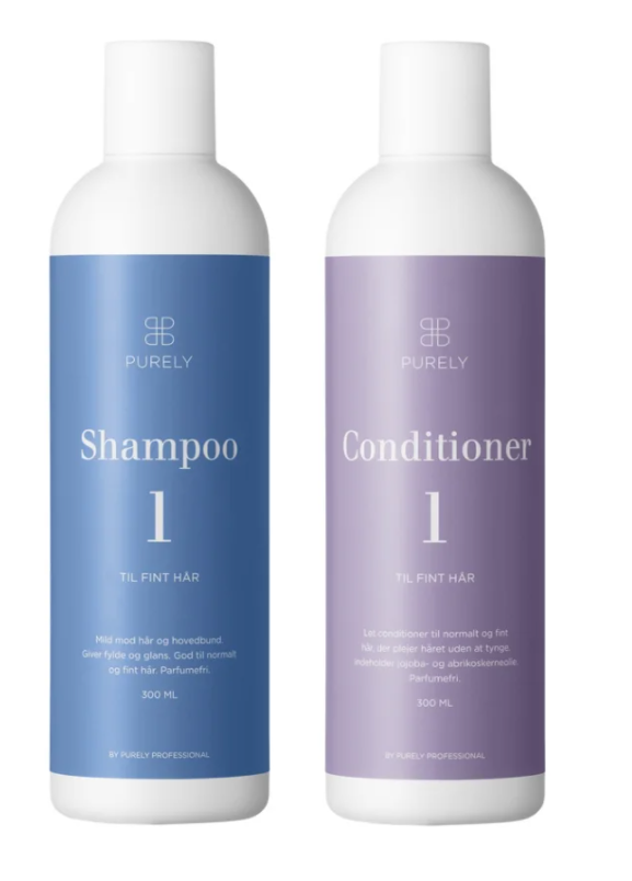 Purely Professional Sæt til Fint Hår med Shampoo og Conditioner