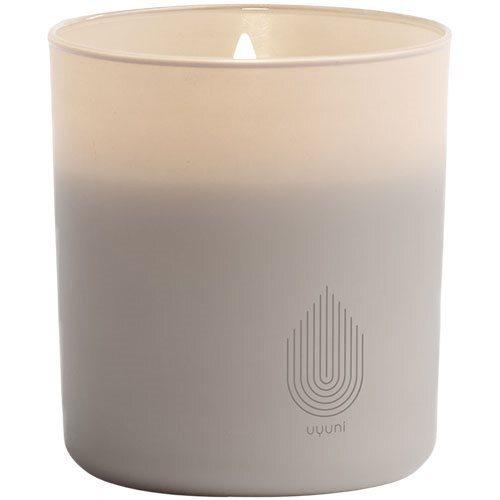 Grå LED Lys i Frostet Glas - 9,2 x 10,2 cm