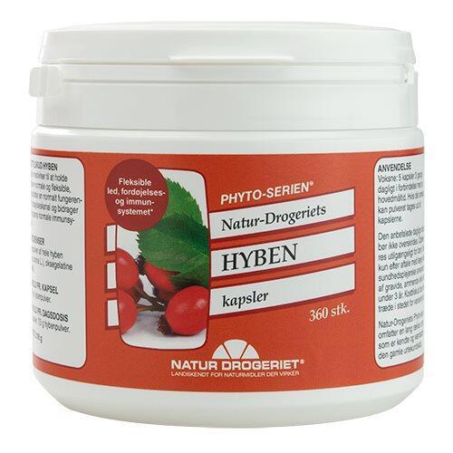 Hyben Kapsler 485mg - 360 stk. fra Natur-Drogeriet
