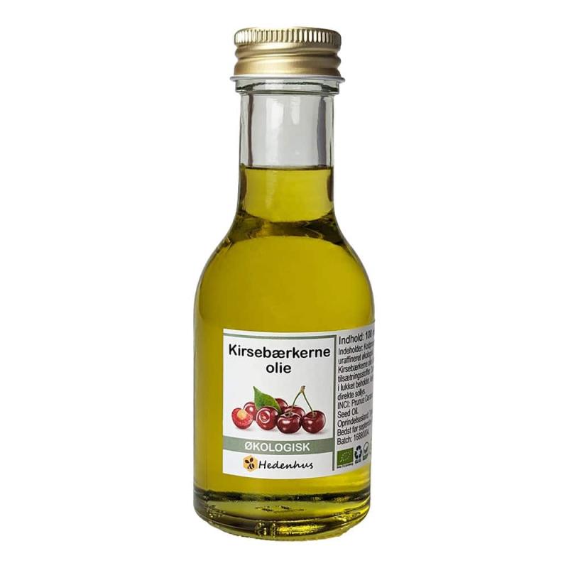 Økologisk Kirsebærkerne Olie - 250 ml Koldpresset Kvalitet
