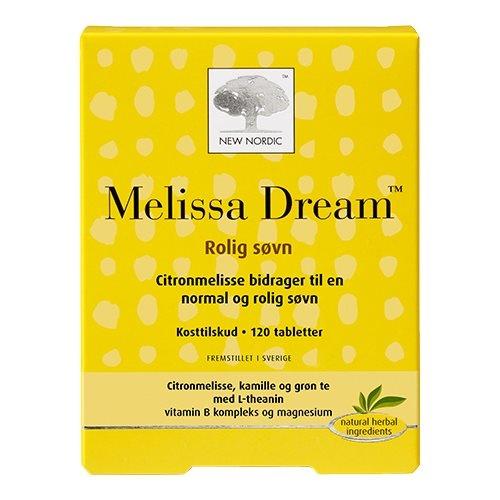 Melissa Dream 120 tabl - Kosttilskud til afslapning