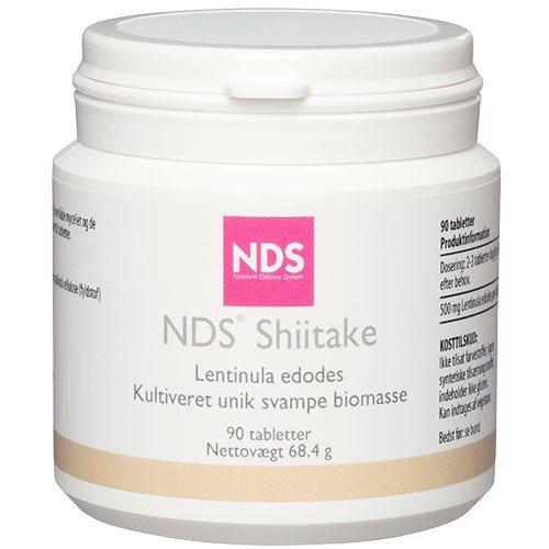 NDS Shiitake Tabletter - Sundhed og Velvære 90 stk.