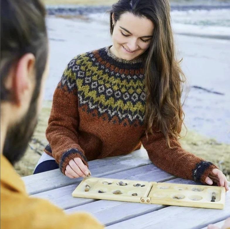 Pandoo Kalaha Spil i Bæredygtig Bambus - Hyggeligt Familiedyst