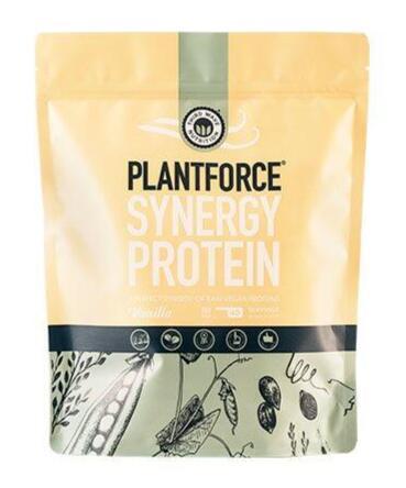 Plantforce Synergy Proteinpulver Vanilje 800g - Kvalitet!