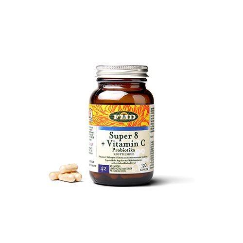 Udo's Choice Super 8 Vitamin C - 30 Kapsler til Sundhed