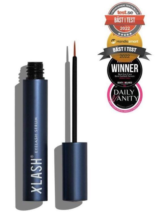Xlash Øjenvippeserum 3ml - Få længere og fyldigere vipper!