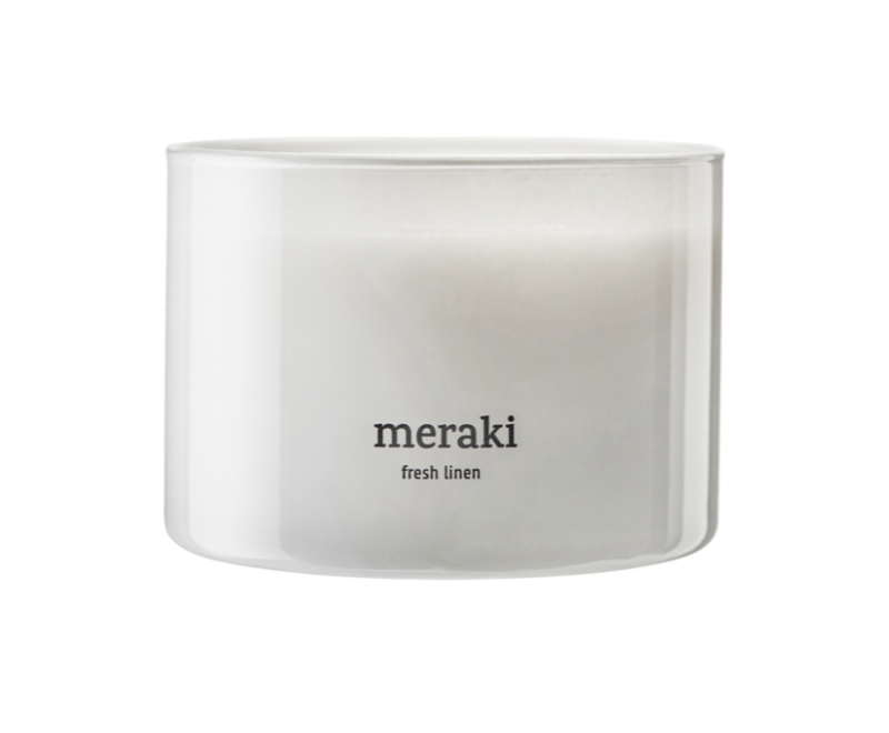 Meraki Duftlys Fresh Linen - Skab en hyggelig atmosfære