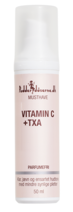 Pudderdåserne Vitamin C + TXA 50ml - Klar hudtone!