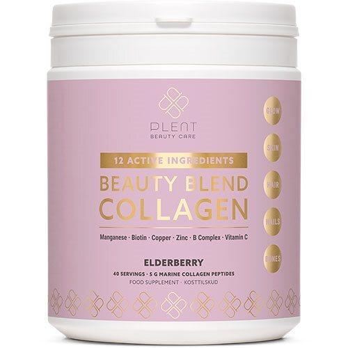 Plent Beauty Blend Kollagen med Hyldebær 277g