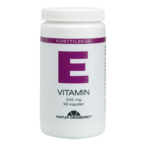 Natur Drogeriet E-vitamin 90 kapsler - Beskyt dine celler!