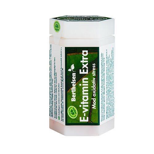 Berthelsen E-vitamin Extra 200 mg - 75 kapsler på tilbud!