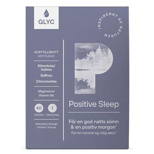 Glyc Positive Sleep 40 tabletter - Bedre søvn med vitaminer