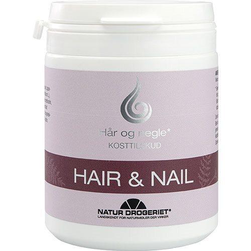 Natur-Drogeriet Hår & Negle 120 kapsler - Styrk dit hår!