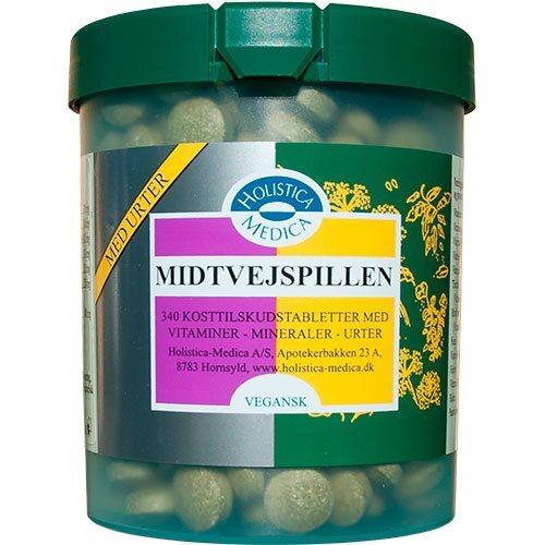 Midtvejspillen 340tab - Kosttilskud med Urter og Vitaminer