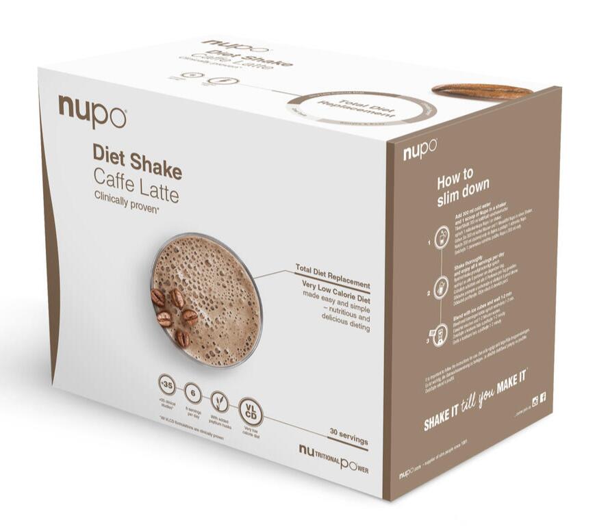 Nupo Cafe Latte Diet Shake Værdi Pakke 960g - Tilbud!