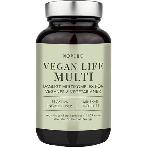 Vegan Life Multi - 90 Kapsler til Veganer og Vegetarer