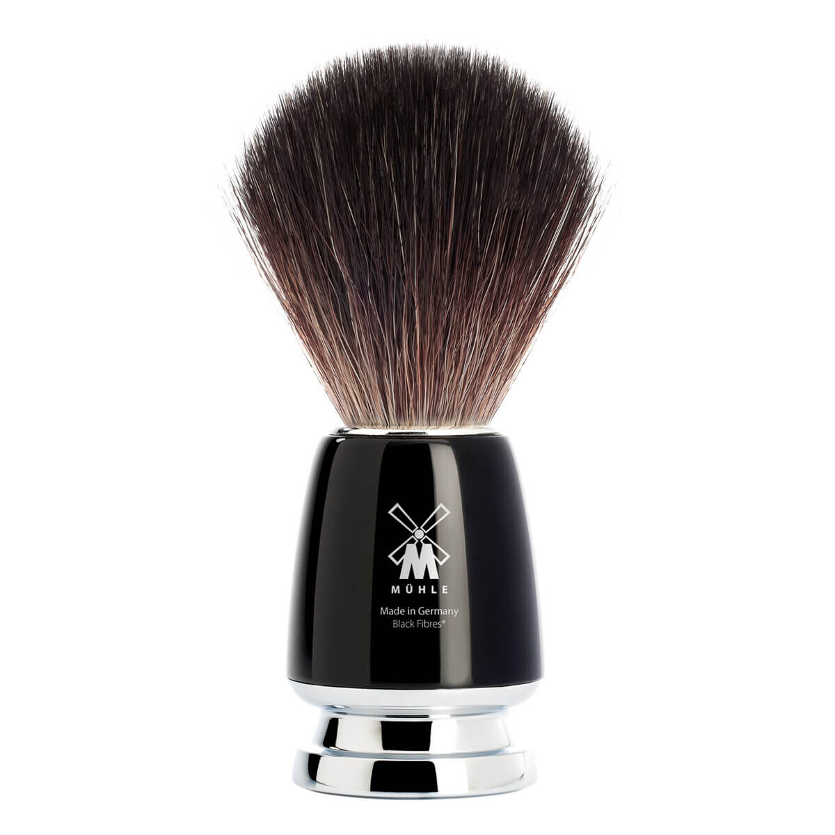 M? Hle Black Fibre Barberkost  21 Mm  Rytmo  Sort Kunstharpiks