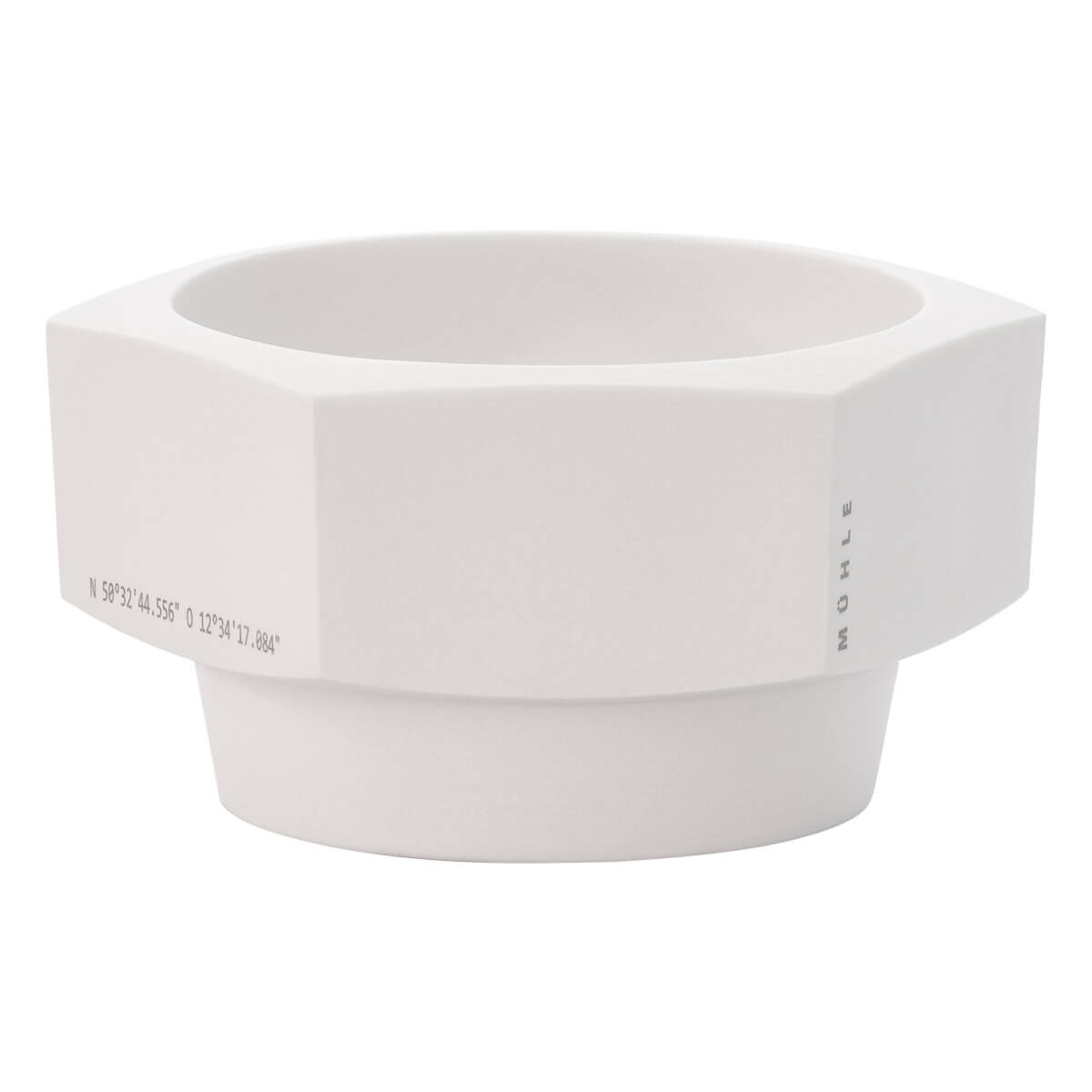 M? Hle Barberskål  Hexagon  Hvid