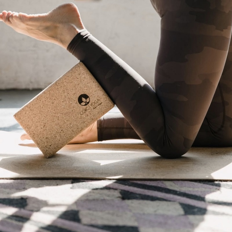 Corc Yoga   økologisk Kork Yoga Blok   Stor