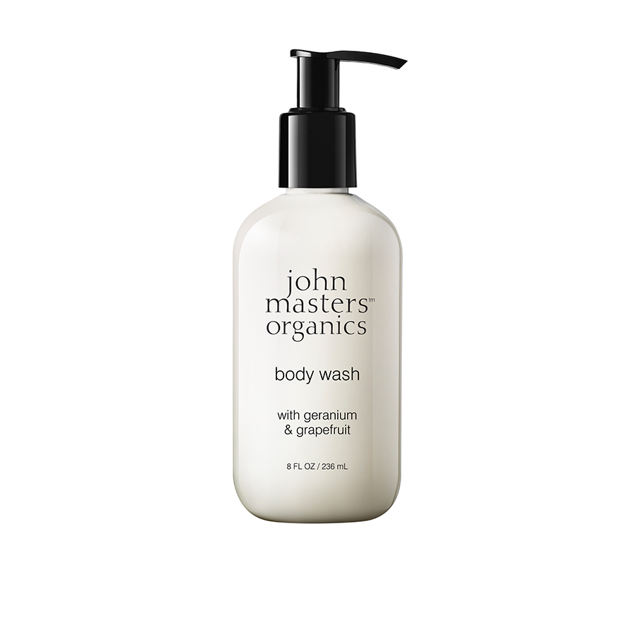 John Masters Organics Body Wash With Geranium   Grapefruit  236ml