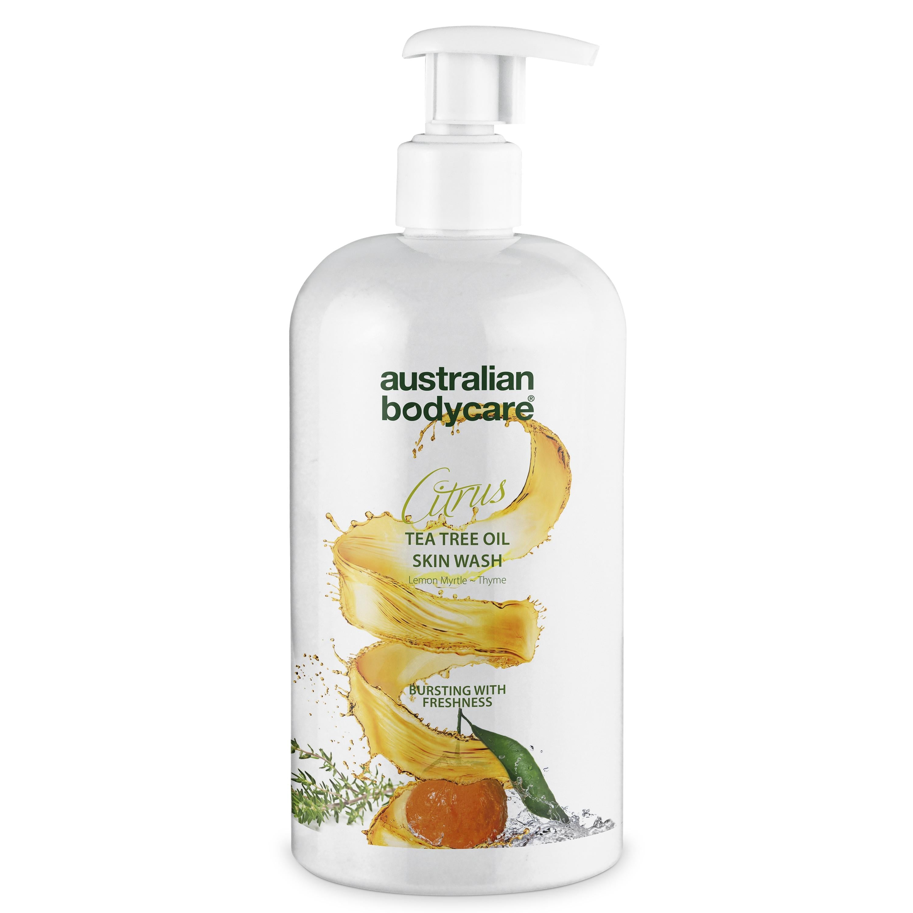Professionel Citrus Skin Wash ? Professionel Body Wash Med Tea Tree Oil Og Citrus Til Daglig Brug 1000 Ml