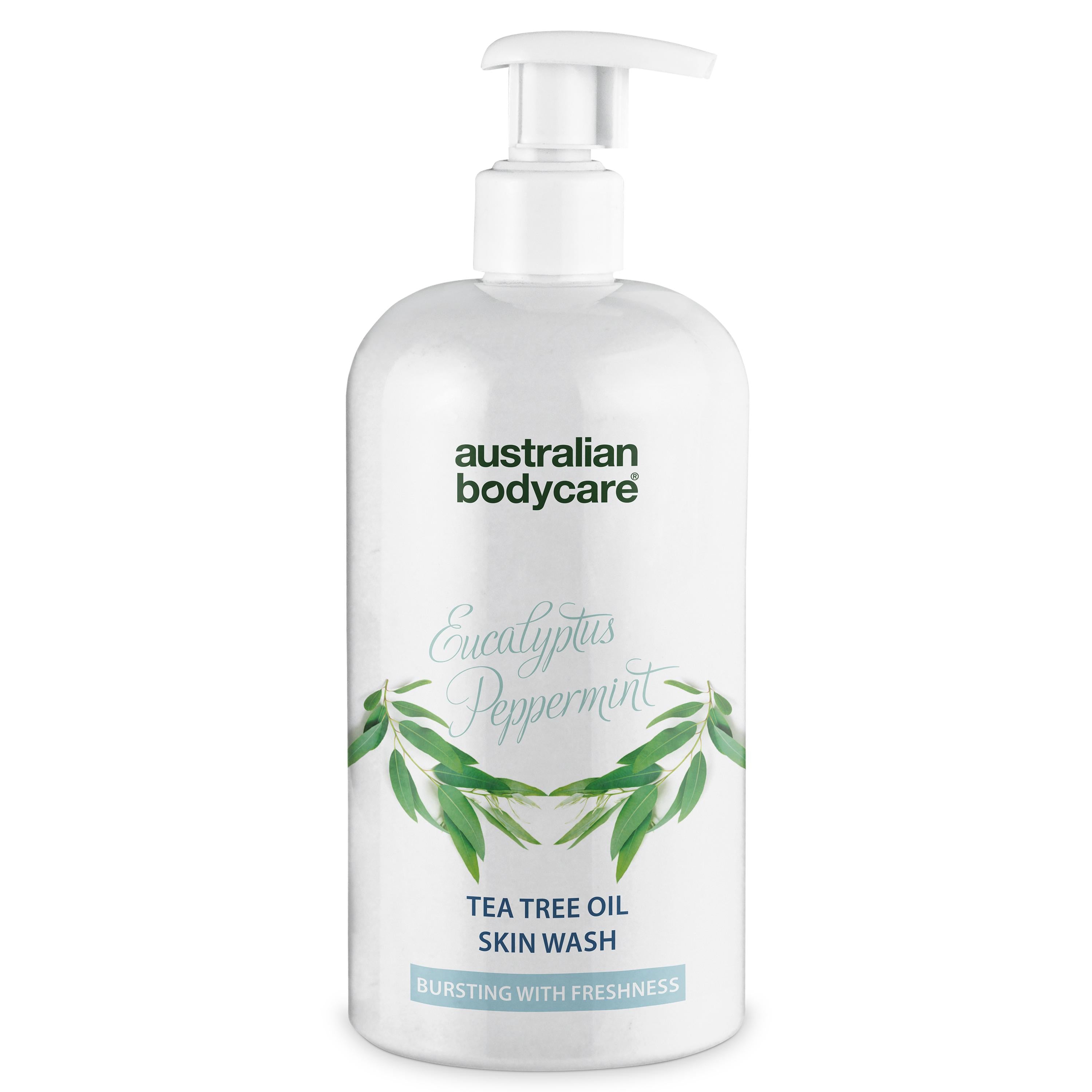 Professionel Eucalyptus Skin Wash ?  Showergel Til Professionel Brug Med Naturlig Tea Tree Oil Og Eukalyptus   1000 Ml