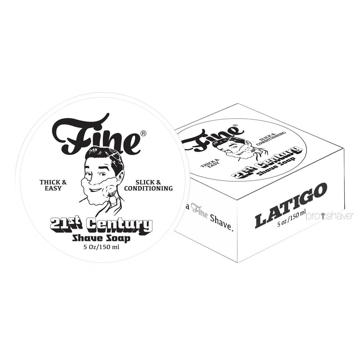 Fine Accoutrements Latigo Barbersæbe I Skål  150 Ml