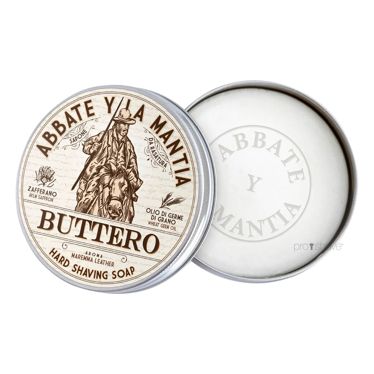 Abbate Y La Mantia Barbersæbe  Buttero  80 Gr