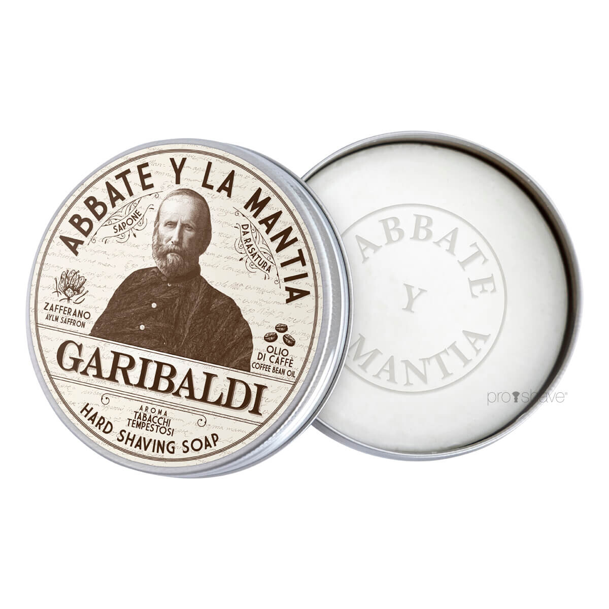 Abbate Y La Mantia Barbersæbe  Garibaldi  80 Gr