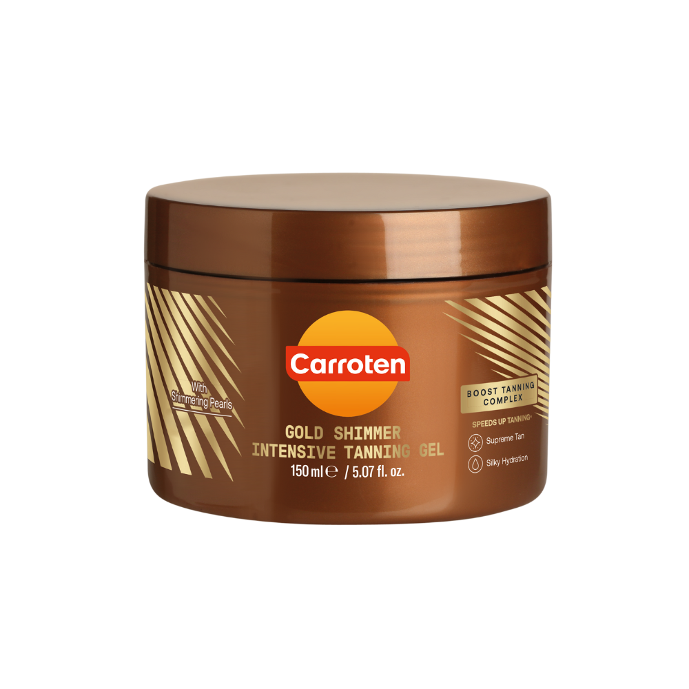 Carroten Gold Shimmer Tanning Gel   150 Ml   Hos Frisøren   Baronen
