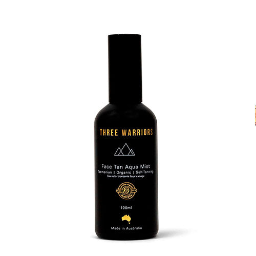 Veganskthree Warriors Face Tan Aqua Mist