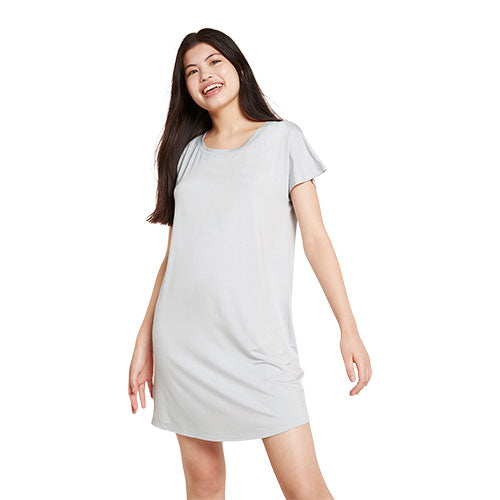 Boody Goodnight Nightdress Dove Str  S