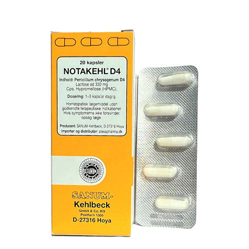 Sanum Notakehl D4 Kapsler