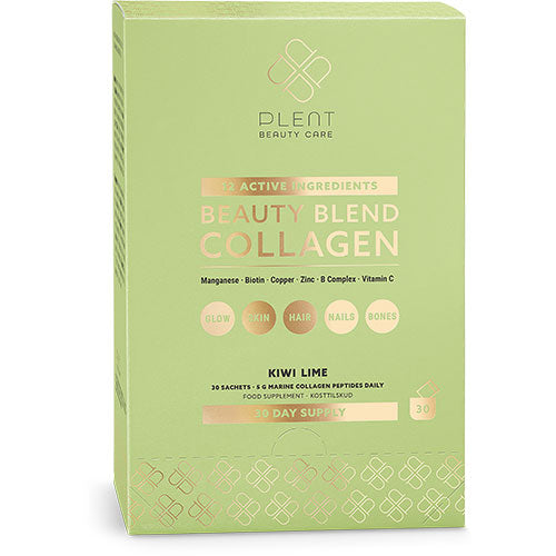 Plent Beauty Blend Collagen   Kiwi Lime 30 X 5 Gr