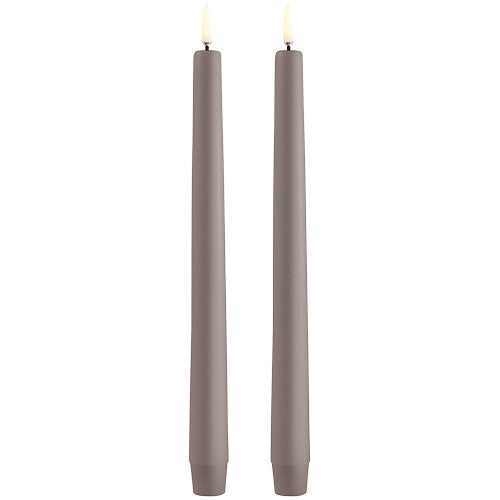 Uyuni Lighting Led Kronelys  Sandstone   Smooth  2 Pack  2 3x25 C