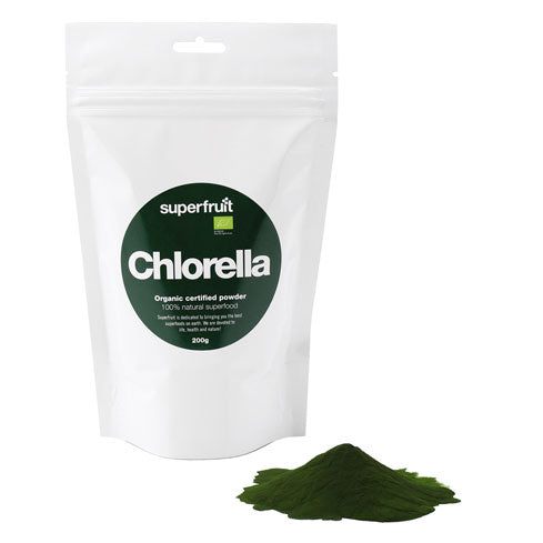 Superfruit Chlorella Pulver ø Superfruit