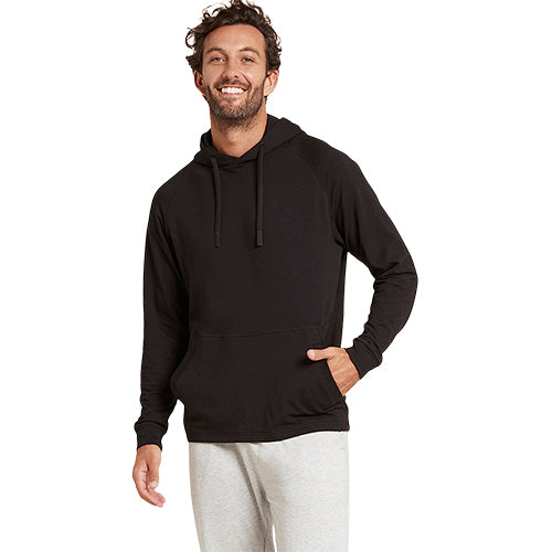Boody Men? S  Weekend Pullover Hoodie Sort Str  M