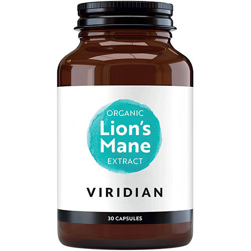 Veganskviridian Nutrition Lions Mane Ekstrakt    økologisk