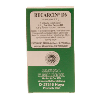 Sanum Recarcin D6 Stikpiller 10 Stk